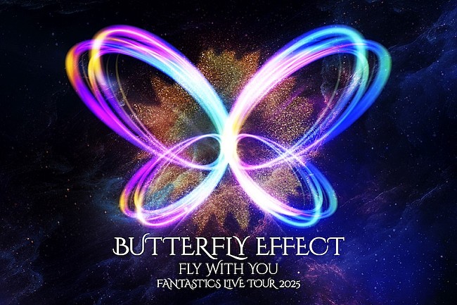 「FANTASTICS、アリーナツアー【FANTASTICS LIVE TOUR 2025 “BUTTERFLY EFFECT” -FLY WITH YOU-】8都市18公演開催決定」1枚目/2