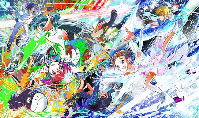 「米津玄師『Plazma / BOW AND ARROW』リリース記念、つるまいかだ描きおろし『メダリスト』×『機動戦士Gundam GQuuuuuuX』お祝いイラスト公開」1枚目/7