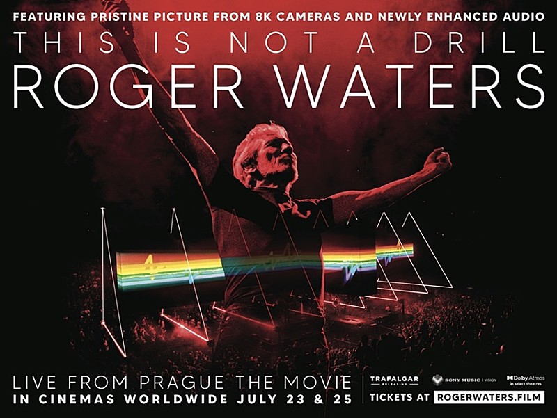 ロジャー・ウォーターズ、“フェアウェル・ツアー”映像作品『ディス・イズ・ノット・ア・ドリル』7/23より日本上映＆予告編解禁
