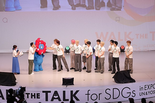 「JO1、大阪・関西万博初登場【Walk the Talk for SDGs in EXPO2025 UN&amp;YOSHIMOTO】イベントレポート」1枚目/12
