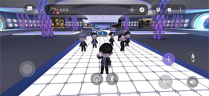 UVERworldのメタバース空間が開設、アバターによる交流やアイテムなどを楽しめる