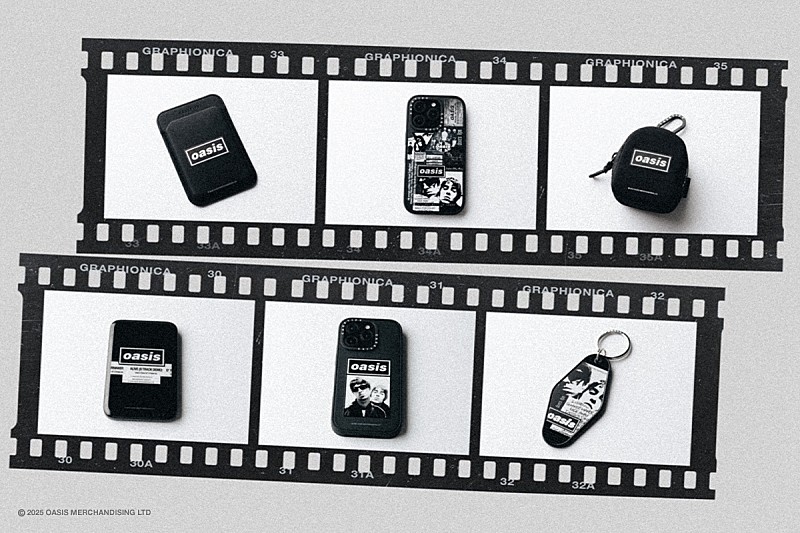 オアシス、再結成ツアーを記念したCASETiFYコレクションが発売