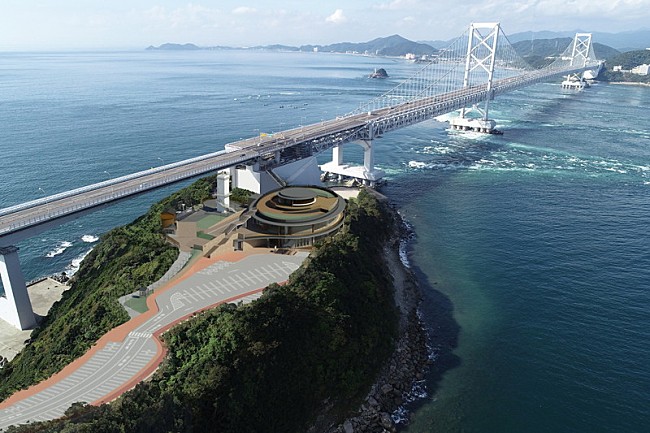 「「道の駅うずしお」リニューアル後のイメージ（鳥観図）
提供：南あわじ市」6枚目/6