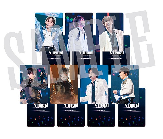「Travis Japan LIVE Blu-ray＆DVD『Travis Japan Concert Tour 2025 VIIsual』完全生産限定盤
先着購入者特典「トレーディングカード7種セット」」3枚目/8