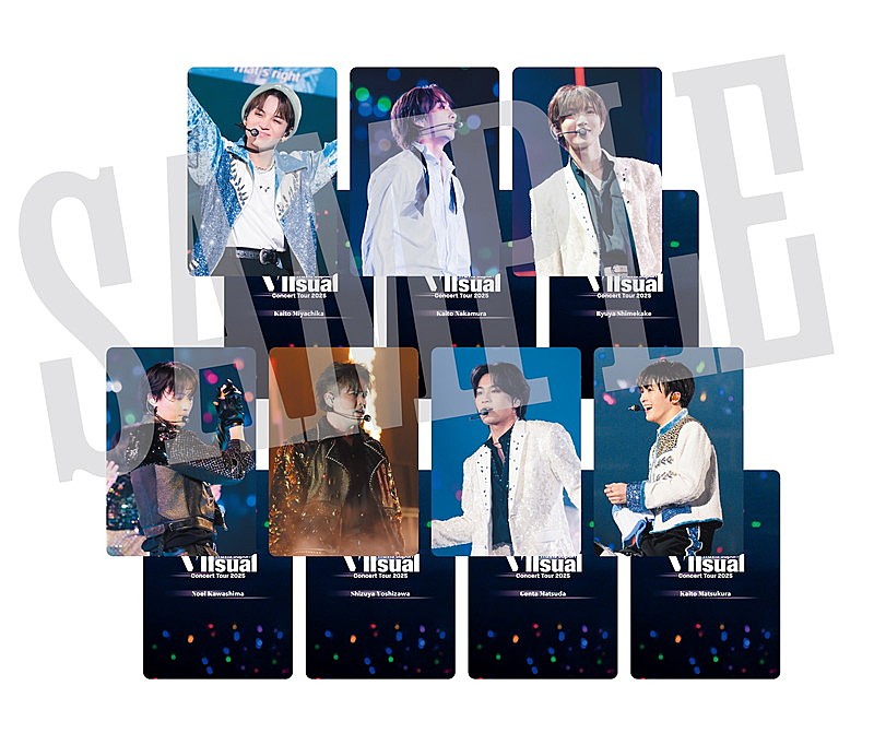 「Travis Japan LIVE Blu-ray＆DVD『Travis Japan Concert Tour 2025 VIIsual』完全生産限定盤
先着購入者特典「トレーディングカード7種セット」」3枚目/8
