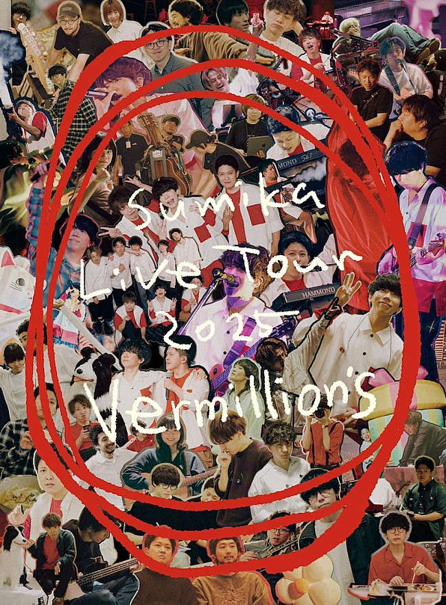 「sumika、全国ツアー【sumika Live Tour 2025『Vermillion&#039;s』】が映像化 10月にリリース決定」1枚目/2