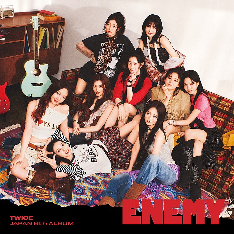 「【先ヨミ】TWICE『ENEMY』8.5万枚で現在アルバム1位独走中」1枚目/1