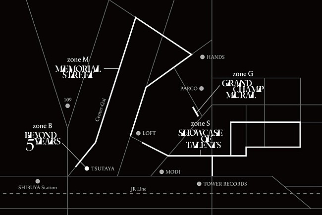 「「BMSG STREET GALLERY」マップ」8枚目/12