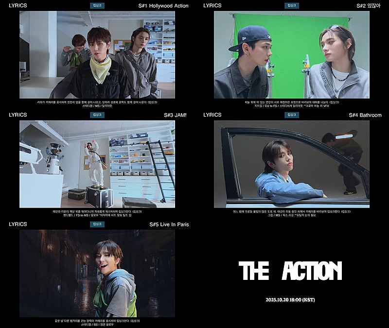 BOYNEXTDOOR、メンバーが短編映画を撮影する『The Action』トラックスポイラー映像を公開 