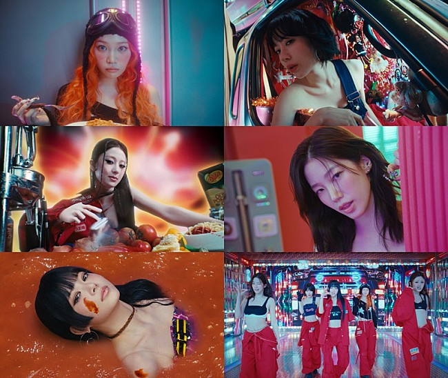 「『LE SSERAFIM  &#039;SPAGHETTI (feat. j-hope of BTS)&#039; OFFICIAL MV』」2枚目/3