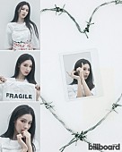 「(“FRAGILE”のレタリングが際立つトップスとコルセット／いずれもYCH)」3枚目/3