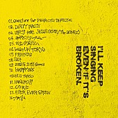 「Novel Core アルバム『PERFECTLY DEFECTiVE』トラックリスト」3枚目/4