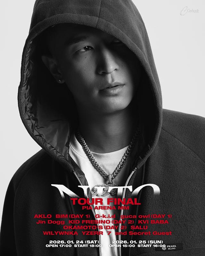 「KEIJU、【N.I.T.O. TOUR FINAL】ぴあアリーナMM 2DAYS公演第2弾ゲストアーティスト発表」1枚目/1