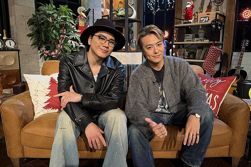 「冠番組『TAKAHIRO &amp; OMIのおたがいプロデュース』、昨年に続いて今年はXmasイブに放送決定」1枚目/1
