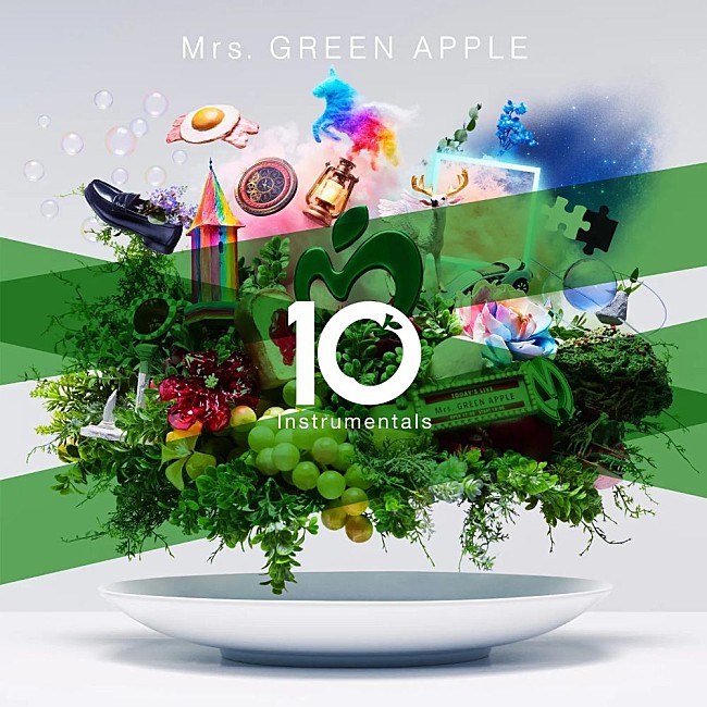 「【先ヨミ・デジタル】Mrs. GREEN APPLE『10 -Instrumentals-』DLアルバム首位走行中　A.B.C-Zが追う」1枚目/1