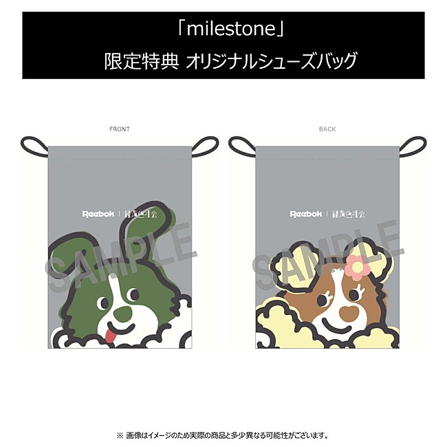 「「milestone」限定特典オリジナルシューズバッグ」13枚目/14
