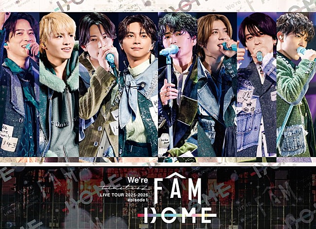 「timelesz LIVE Blu-ray＆DVD『We're timelesz LIVE TOUR 2025-2026 episode 1 FAM DOME』
初回限定盤デジパック」3枚目/3