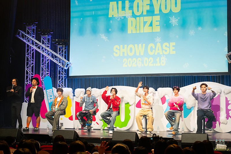「＜レポート＞RIIZEが日本初ショーケースで日本オリジナル4曲披露　来る東京ドーム公演の見どころも」1枚目/4
