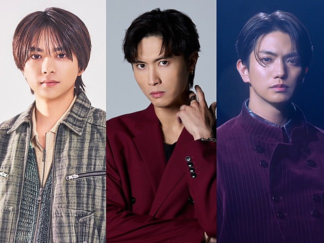 「佐藤勝利（timelesz）、橋本良亮（A.B.C-Z）、正門良規（Aぇ! group）」2枚目/4