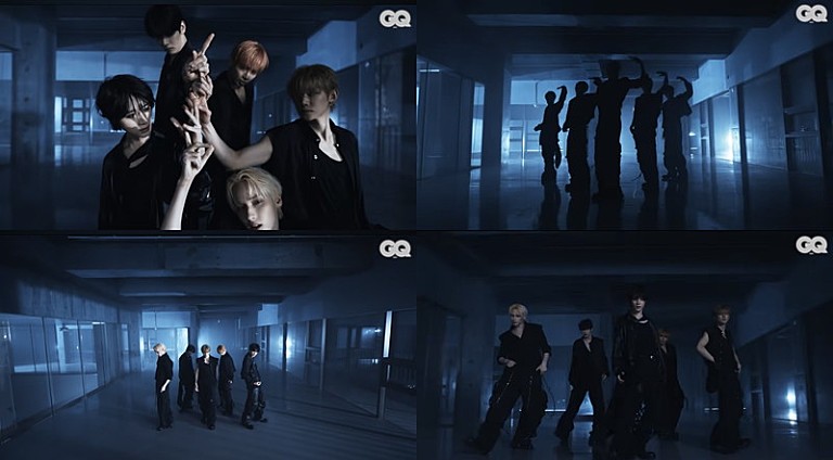 TOMORROW X TOGETHER「TOMORROW X TOGETHER、ブラックの衣装で「Stick With You」踊るパフォーマンス映像が公開」