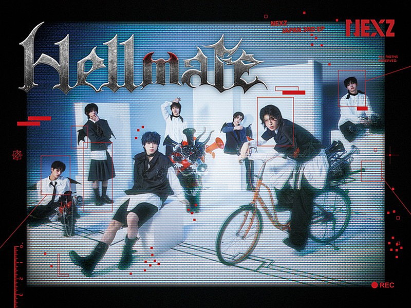 「NEXZ、日本3rd EP『Hellmate』6月リリース ジャケットのテーマは “ヤンチャな青春応援団”」1枚目/3