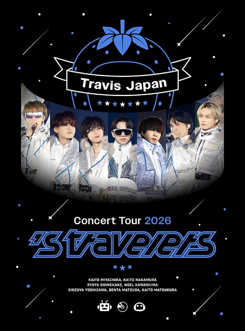 「Travis Japan LIVE Blu-ray&DVD『Travis Japan Concert Tour 2026 ’s travelers』初回盤」2枚目/4