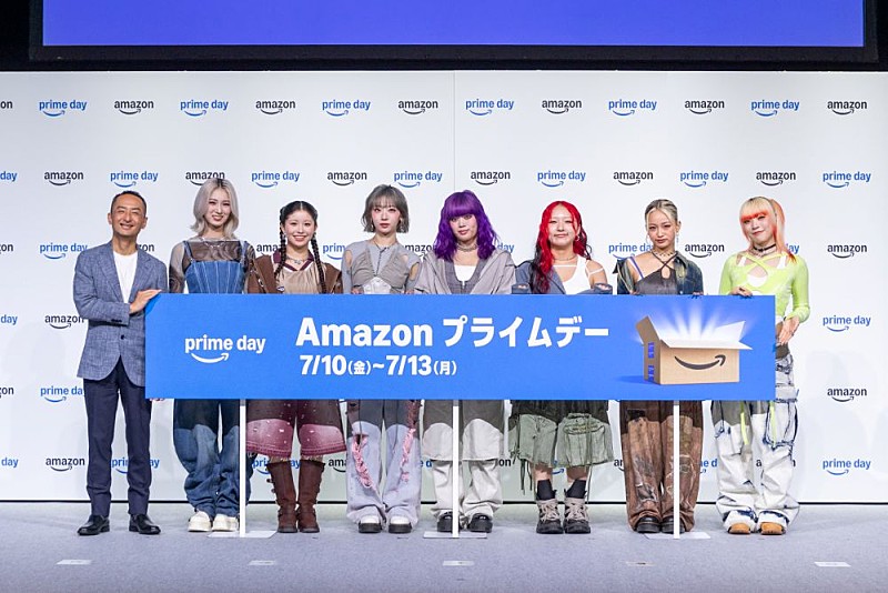 「HANA、Amazon「プライムデー」記者発表会で素顔を披露――「週3~4回荷物が届く」7人のリアルなAmazonの使い方」1枚目/10