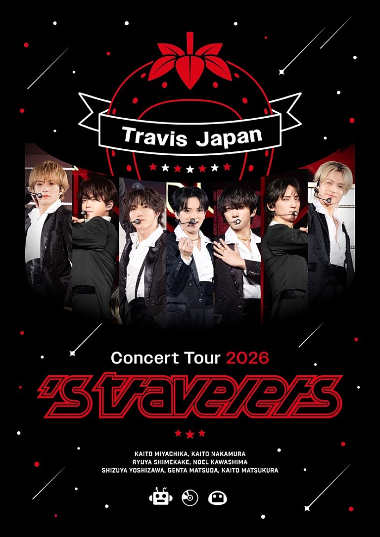 Travis Japan「Travis Japan、アリーナツアーの映像作品が2026年9月音楽ビデオ・セールス首位【SoundScan Japan調べ】」