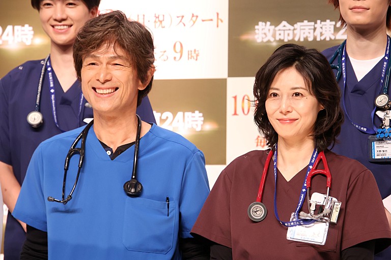 「江口洋介、13年ぶりの新シリ-ズに「期待して待っていて」 松嶋菜々子、後輩たちにアドバイス「何でもいいから始めて、長く続けること」」