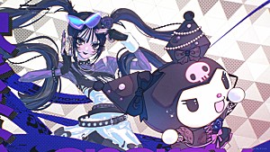 Ado「Ado×KUROMIのイラスト&グラフィックデザインで魅せる、コラボ曲「DND feat. KUROMI」MV公開」