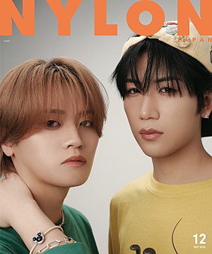 MAZZEL「MAZZELのKAIRYU&HAYATOが『NYLON JAPAN』特別版W表紙、遊び心あふれる多彩なスタイリング」