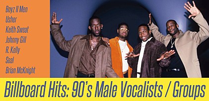 ビルボード・ヒッツ！ボーイズIIメンからブライアン・マックナイトまで、90年代のR&amp;Bシーンを彩った男性シンガー/グループの代表曲10曲を厳選