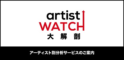 チャートポイントからアーティストを分析する　「Artist watch」を紹介